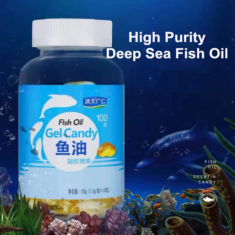 Omega 3 Fish Oil Softgels OEM 100capules/Bottle