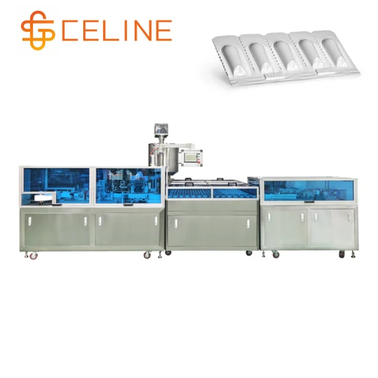 Система наполнения и запечатывания машины линии по производству фармацевтических суппозиториев